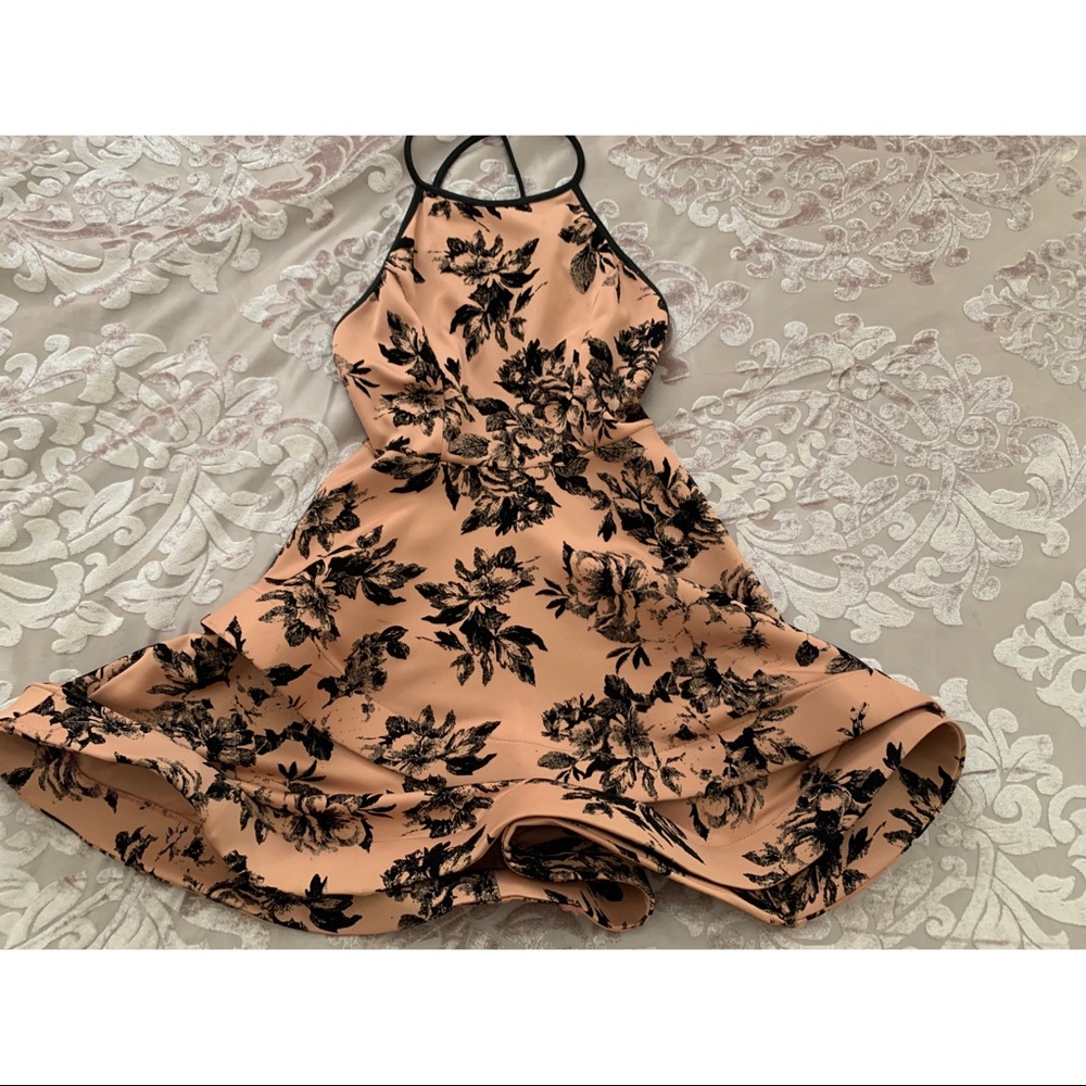 Open back dress